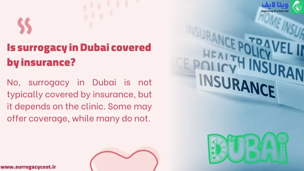 Is surrogacy in Dubai covered by insurance