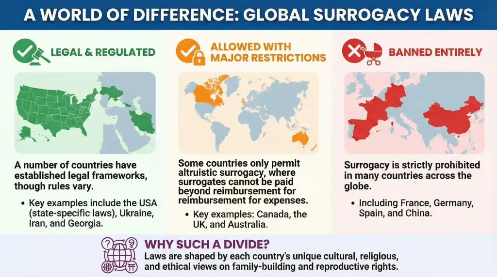A WORLD OF DIFFERENCE GLOBAL SURROGACY LAWS